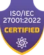 ISO/IEC 27001:2022 certified